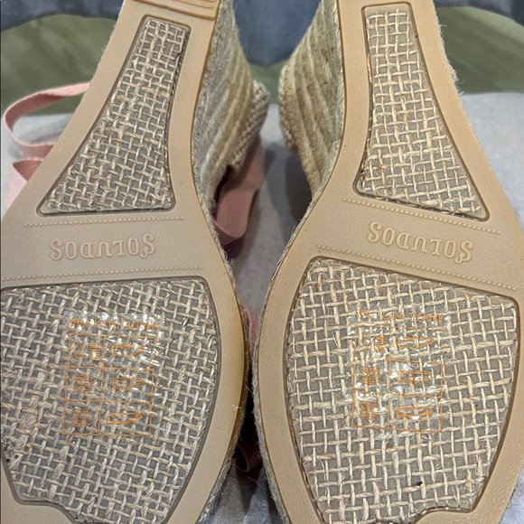 Soludos Pink Espadrille Wedges - Size 9 - NEW in Box! - Picture 9 of 16